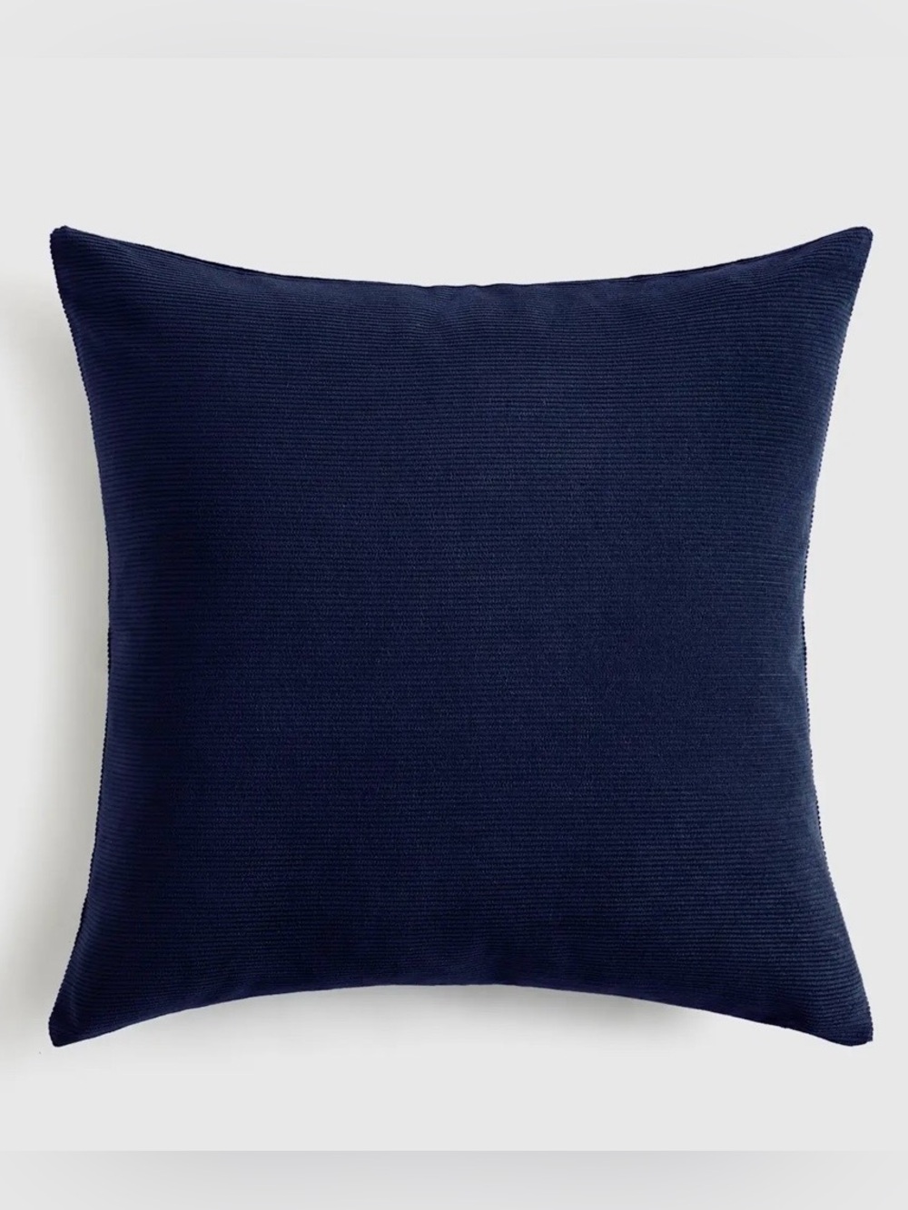 NWOT Quince Corduroy Cotton Velvet Pillow Cover, 20 X 20 (Navy)
